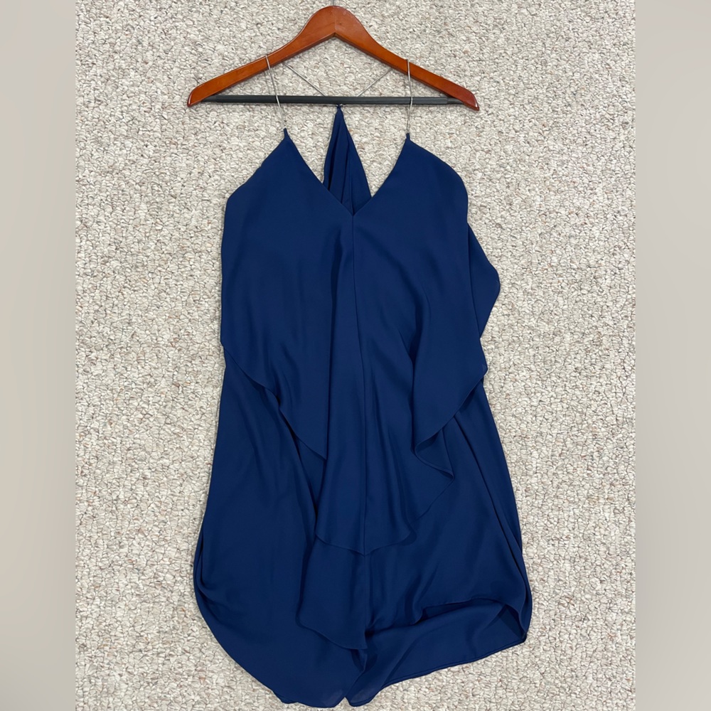 Charlotte Russe Size M Navy Blue Dress